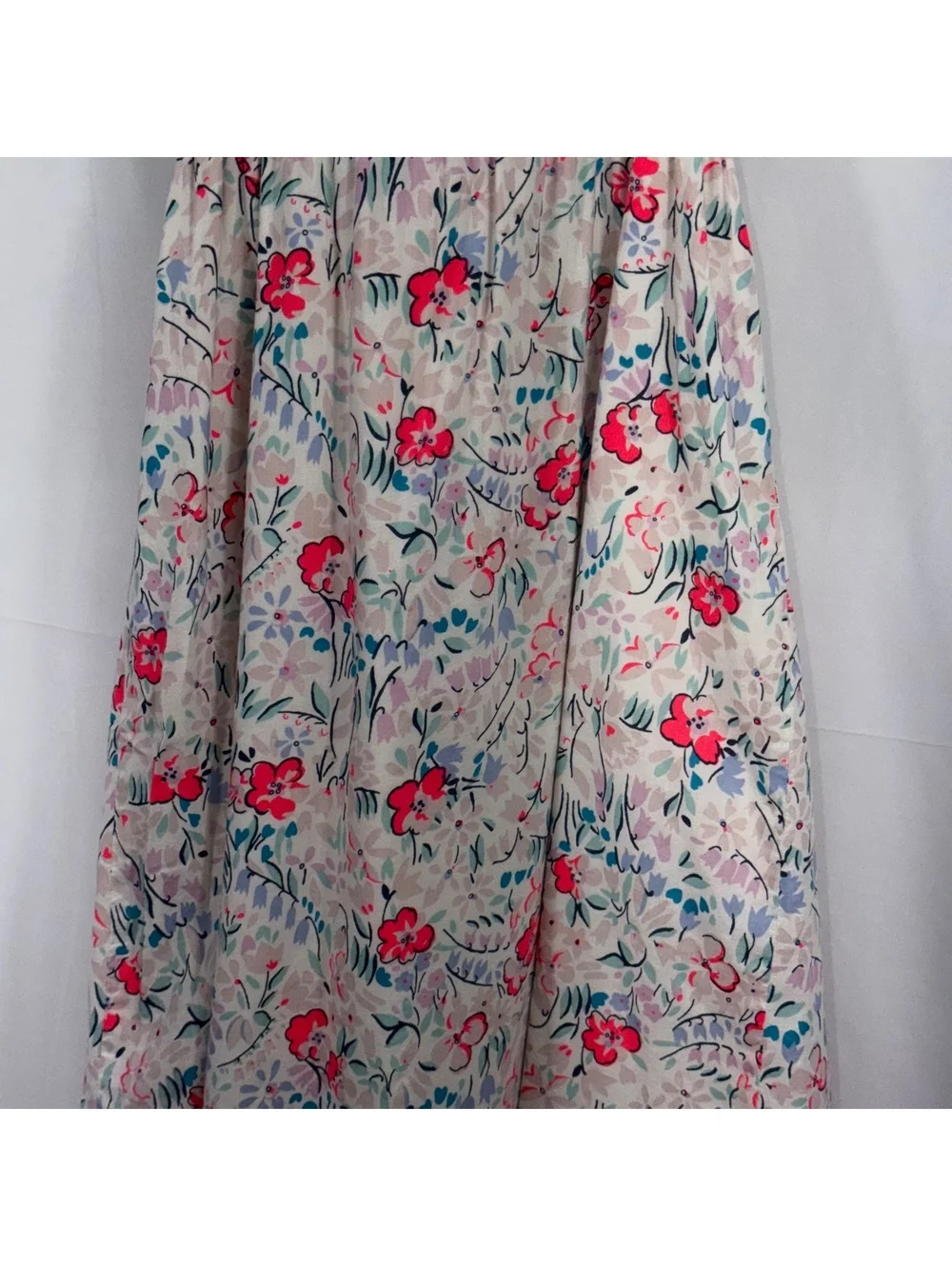 Old Navy Girls Size 8 Floral Maxi Dress Adjustable Straps High Low Hem